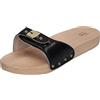 Dr.Scholl's SHOES Scholl Donna Pescura piatto Sandalo, Nero, 40 EU