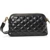 NAEMI Borsa a Mano, Pochette Donna, Nero, Einheitsgröße