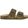 Pepe Jeans London Bio Brook B Sandali Anatomici Regular Fit da Uomo, Lavaggio Blu