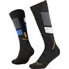 Buff| Calzini ThermoNet Over the Calf Termici, Ammortizzazione, Supporto dell'arco, Traspirante, Comfort, Anti-sfregamento, Neve, Sci Uomo Donna S Wine