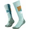 Buff| Calzini Merino HW Over the Calf Lana merino, Controllo degli odori, Regolazione termica, Assorbimento, Comodità, Sci, Neve, Qualità Uomo Donna S Cobalt