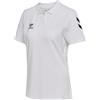 Hummel, hmlGO 2.0 Chevron Polo da donna, bianco, L