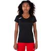 Joma 2XS Maglietta a Maniche Corte Record II, Nero, XXS Unisex-Adulto