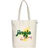 Eco Right Ecoright(Pack of 20) Borsa per la spesa, borsa in tessuto di cotone, stampata con cerniera, robusta borsa da trasporto con manico