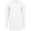 Build your Brand - Maglietta a Maniche Lunghe da Uomo, Modello da Uomo, T-Shirt, BY029-00220-0054, Bianco, XL