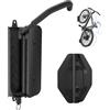 Wyxron Rastrelliera Biciclette, Wyxron Portabici Da Muro Girevole Supporto Bici Verticale Carico 32kg con Design Fisso/Imbottitura, per Garage Bicicletta Leggera/MTB/Bici Da Strada/Bambini