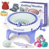 SENTRO Macchina per maglieria a 48 aghi - versatile macchina circolare per maglieria per adulti, perfetta per lavori a maglia e uncinetto - ideale per principianti ed esperti