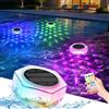 Yomistar Luci per Piscina Fuori Terra Solare Luci Galleggianti per Piscina con Telecomando, IP68 Impermeabile Luci Piscina RGB Galleggianti Luce Solare per Giardino Spa Stagno Vasca