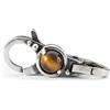 Trollbeads Chiusura Talisman, small, Argento sterling argento Sterling occhio di tigre, 0