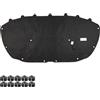 AUTOXBERT Tappetino isolante per cofano isolamento del vano motore adatto per VW Polo 6R Tappeto isolante originale VW per cofano