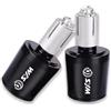 YIJIEBAO Misura for SYM JOYMAX Z 125/250/300 MAXSYM 400i 600i TL500 CRUiSYM 300 GTS 300i T2 T3 Joyride 200 Manubrio CNC Tappi Manopole Bar Accessori per impugnature(Black)