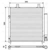 Valeo Condensatore, Climatizzatore 822600 | Compatibile con: MITSUBISHI MIRAGE / SPACE STAR VI Schrägheck, MIRAGE VI Stufenheck
