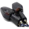 AIERDEYP Compatibile Con Honda Per CB400 SUPER FOUR 2006-2018 CB 600 F HORNET 2002-2015 CB900F 2001-2007 Indicatori Direzione Motocicletta Frecce Moto(Fumo)