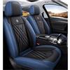 YNNBJX Auto Set Coprisedili per Nissan X-Trail e-Power 5 Seats 2023-2025, Pelle Coprisedile per Quattro Stagioni Traspirante Confortevole con coprivolante,D