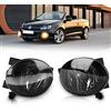 TangMiGe Fendinebbia per Volkswagen Tiguan Beetle Caddy 3 Eos Golf 6 / Cabriolet/Plus Jetta 4 Touran Up, (VW 5N 5C1 5C7 2K 1F7 5K1 AJ5 517 5M1 521 162 1T3), SEAT Alhambra 710 (Fumo Nero)