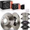 Frankberg 1 set freni incl. 2 dischi freno + 4 pastiglie freno posteriori | 5Q0615601D; Compatibile con: A1 Sportback 8XA 8XF, Altaea XL 5P5 5P8, Golf VI Cabriolet 517, A3 8P1