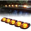 Baceyong 5pcs ambra LED cabina tetto marker clearance luci in esecuzione obiettivo fumo auto tetto fuochi all'aperto per 4x4 SUV J * eep RV, F150 F250 F350 D * odge R-am GMC Pickup Trucks