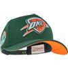 Mitchell & Ness NBA Berretto verde arancione | Pro Crown Fit | con chiusura Snapback regolabile, Taglia unica