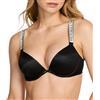 Victoria's Secret Vrysxy - Reggiseno Push-up da Donna con Cinturino in Pizzo Lucido