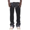 FYCYGG Flared Jeans Uomo, Pantaloni in Denim Streetwear Y2K con Disegno a Spruzzo d'inchiostro, Patchwork e Tasche, Pantaloni per Il Tempo Libero Bootcut Baggy in Stile Cowboy Hip Hop(Grey,L)