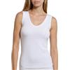 EGI Canotta Donna in Bamboo Spalla Larga, Canottiera Donna Scollo a V in Viscosa di Bambu, Top Intimo Sottogiacca Spalle Larghe Traspirante, Articolo 2502 (IT, Testo, L, XL, Regular, Regular, Bianco)