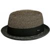LIPODO Ennario Cappello Pork Pie Paglia Screziato Multicolore Prodotto in Italia Uomo Primavera Estate