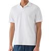Saint Barth MC2 Polo Charles in Piquet di Cotone White Senza Bottoni