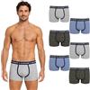 Navigare 6 Boxer Uomo Cotone Elasticizzato con Elastico Esterno B21072 Taglia S