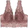 YAMAMAY, Reggiseno Bralette Senza Ferretto, Primula Color, Malva, Donna