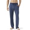 Zylioo Pantaloni lunghi pigiama da uomo a gamba lunga, blu navy, XL EXTRA TALL