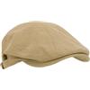 Riki Browns Coppola Siciliana Uomo Estiva Berretto Inglese in Cotone Ragazzo Vintage Cappello Casual Beige