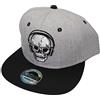 beybey - Cappellino Snapback con motivo a teschio, design alla moda per un look fantastico, Rock, 1 mese
