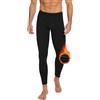 AKKQHH - Pantaloni termici da uomo, lunghi, caldi, in pile, biancheria intima termica invernale, biancheria intima funzionale, pantaloni da uomo, Nero , XL
