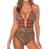 CUPSHE Costume da bagno intero da donna con scollo profondo e scollo profondo sul retro costume da bagno spaghetti spalline regolabili O ring