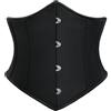 SCARLET DARKNESS Corsetto sottoseno da donna, con lacci, disossato, stile steampunk, per allenamento in vita