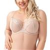Gorsenia Reggiseno Non Imbottito Trasparente con Pizzo K496 Paradise, Beige,3J