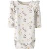 Lil' atelier baby Numeric_62 - Body da Donna Nbfgavo EKO LS Slim Body Lil Noos, Latte di Cocco, Latte di Cocco, Numeric_62