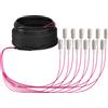 EFB Elektronik Cavo a fibre ottiche EFB Elektronik O8341S40OM4 cavo InfiniBand e in fibra ottica 40 m 12x SC U-DQ(ZN) BH Beige, Nero, Magenta [O8341S40OM4]