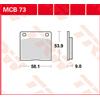TRW Pastiglie Freno Organiche MCB 073
