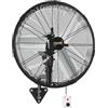 AVUXOR Ventilatore da 61 cm per montaggio a parete all'aperto, ventilatore da parete oscillante a 4 velocità con motore DC senza spazzole sigillato, ventilatori industriali ad alta resistenza