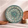 Generico Piatto Marocchino Artigianale in Ceramica Terracotta Ø27 cm: Appendibile,Decorativo e Da Portata 1203261800