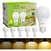 GY Lampadina LED E27 bianco caldo dimmerabile, 8 W, 3000 K, 1521 lumen, lampadina bianco caldo, equivalente a 100 W, lampadine a risparmio energetico dimmerabili, 6 pezzi