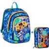 ZAINO ADVANCED SEVEN SJ GANG JOYFUL PINS BOY + ASTUCCIO 3 ZIP