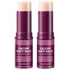 calelon Calcium Collagen Multi Balm Stick | Crema rassodante, lifting e idratante intensiva per viso, contorno occhi e collo, 2 pezzi