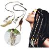 Nutty Natte BOHO - 2 ciocche di capelli per dreadlock colorati sintetici e accessori per trecce, accessori fai da te per extension e trecce (marrone+kaki)