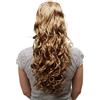 WIG ME UP - N310-16 Voluminoso Ondulato Toupet/Coda di cavallo, Ricci, Molto Lungo circa 60 cm, Colore Biondo