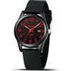 LN LENQIN Orologio da Uomo Analogico al Quarzo Impermeabile