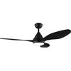 Cecotec Ventilatore da Soffitto Cecotec con Luce EnergySilence Aero 5200 Nero. 40W, Motore in Rame, 3 Pale, Diametro 48", Luce LED 18W