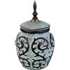 Wonderlust Deco - Vaso in ceramica blu, d16x30,5h cm Blu D16x30,5h cm