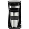 NONE Macchina per caffè individuale a goccia con thermos 750W | Include tazza da 420 ml | Filtro riutilizzabile | Spegnimento automatico | Ideale per i viaggi | Tazza a doppia parete